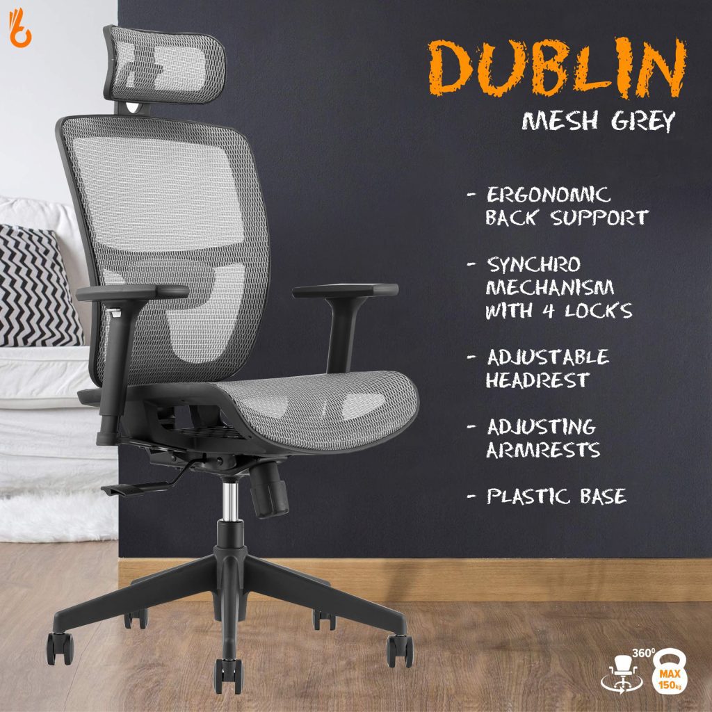 Dublin Mesh Grey