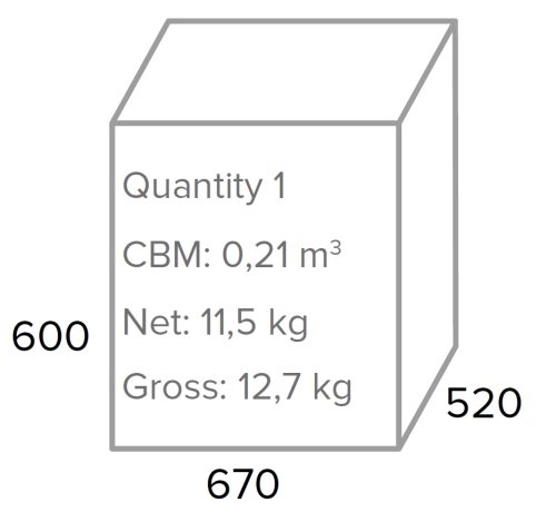 chicago box size