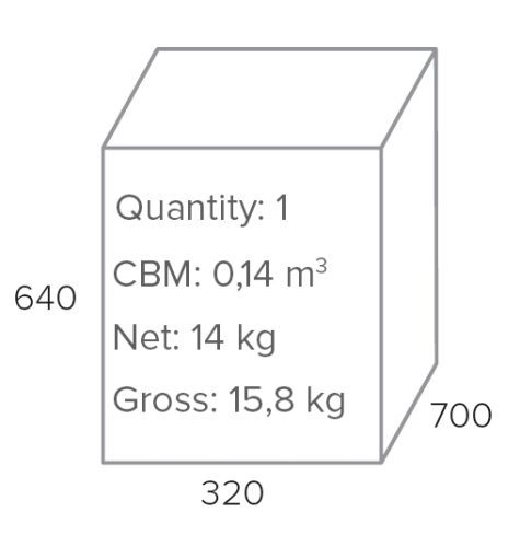 Dart TM box Size