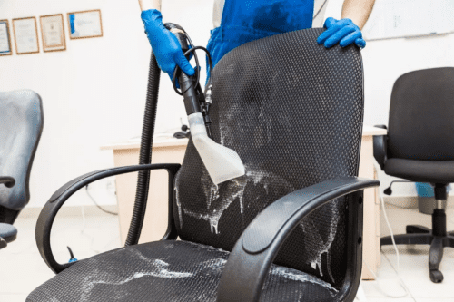 dry cleaning of chairs